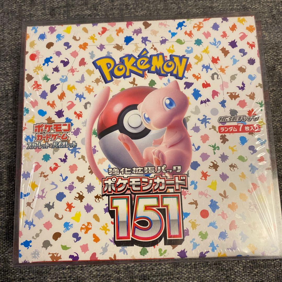 【未開封・シュリンク付き】ポケモンカード 151 強化拡張パック 1BOX