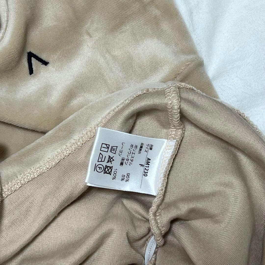 トップス andmary Jemma ribbon tops beige