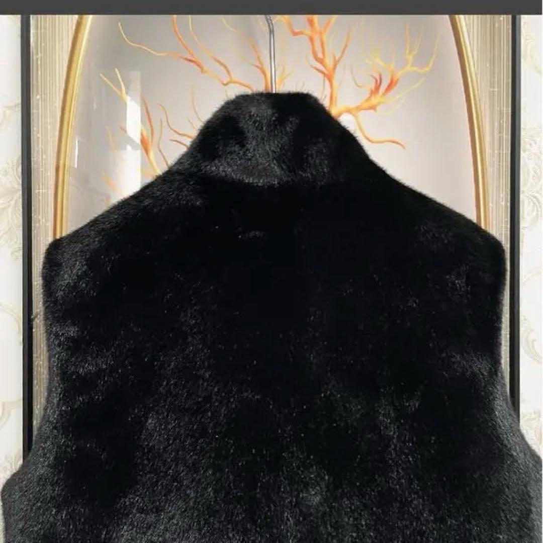 定価8万◆UABONI ミンク80%、カシミア20% 毛皮ベスト　L/48サイズ