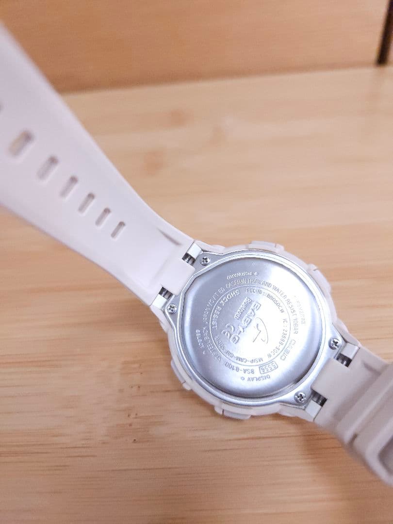 CASIO BABY-G BSA-B100 Bluetooth ベージュ
