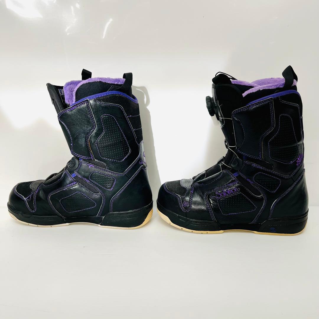 女性用　サロモン　スノボ　スノーボード　3点セット　リズム　レディース　25.5