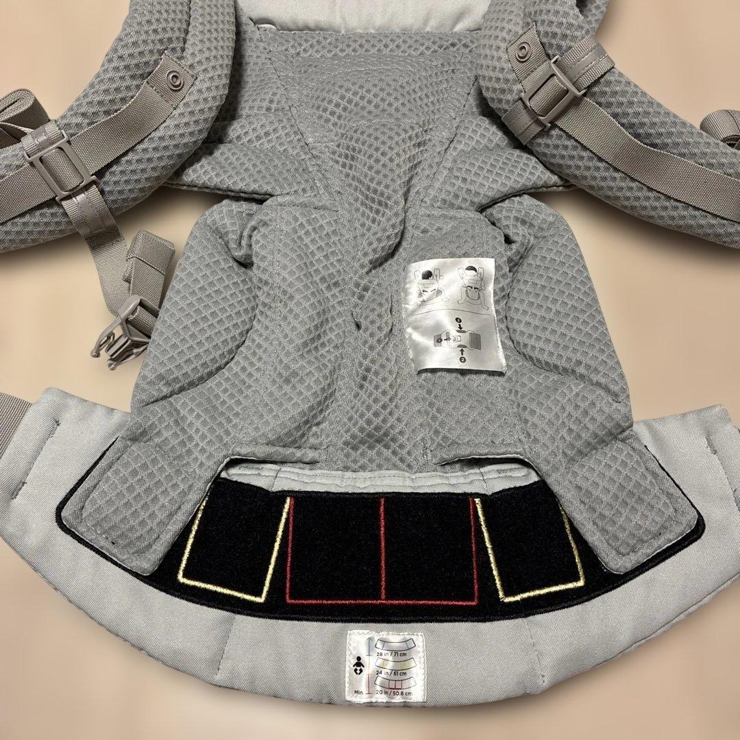 美品！エルゴ 抱っこ紐 オムニブリーズ　パールグレー