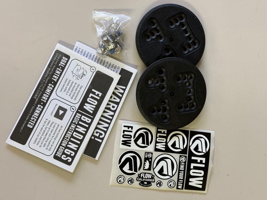 FLOW FIVE Fusion サイズLGスノーボード ビンディング ブラック