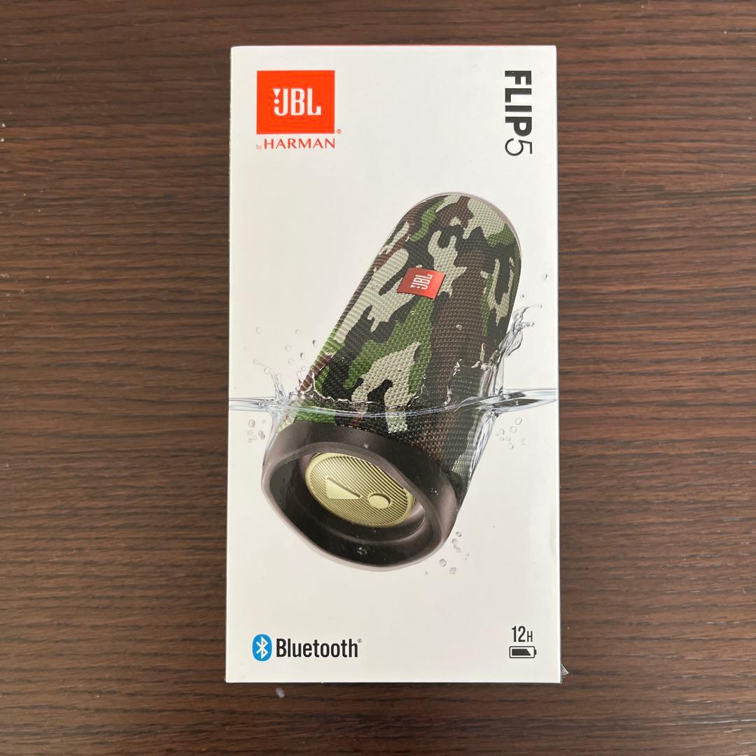 モンキー【新品・未開封】JBL FLIP5 スピーカー(カラー：スクワッド