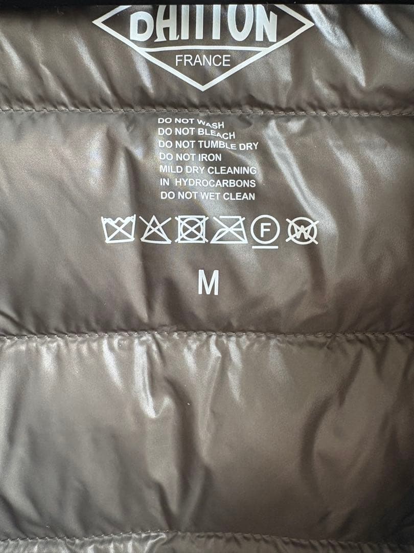 【未使用新品！】2025FW DANTON ダウン　クルーネックジャケット