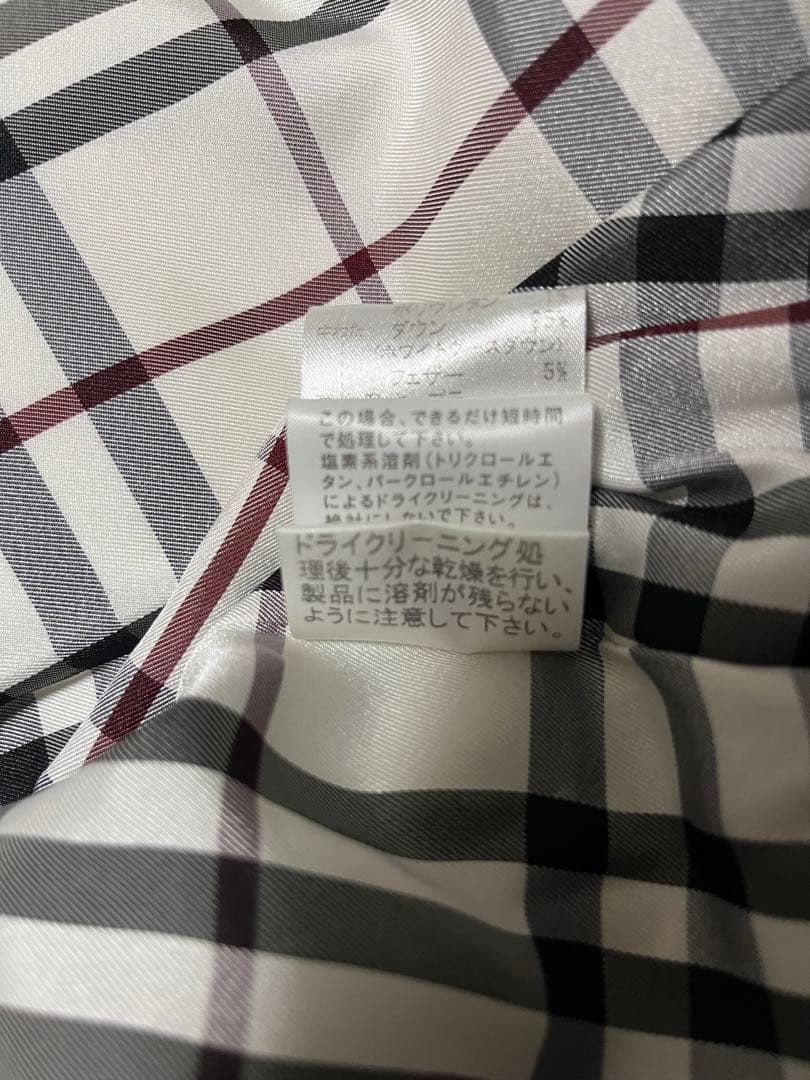 BURBERRY BLACK LABEL バーバリー ダウンジャケット Lサイズ