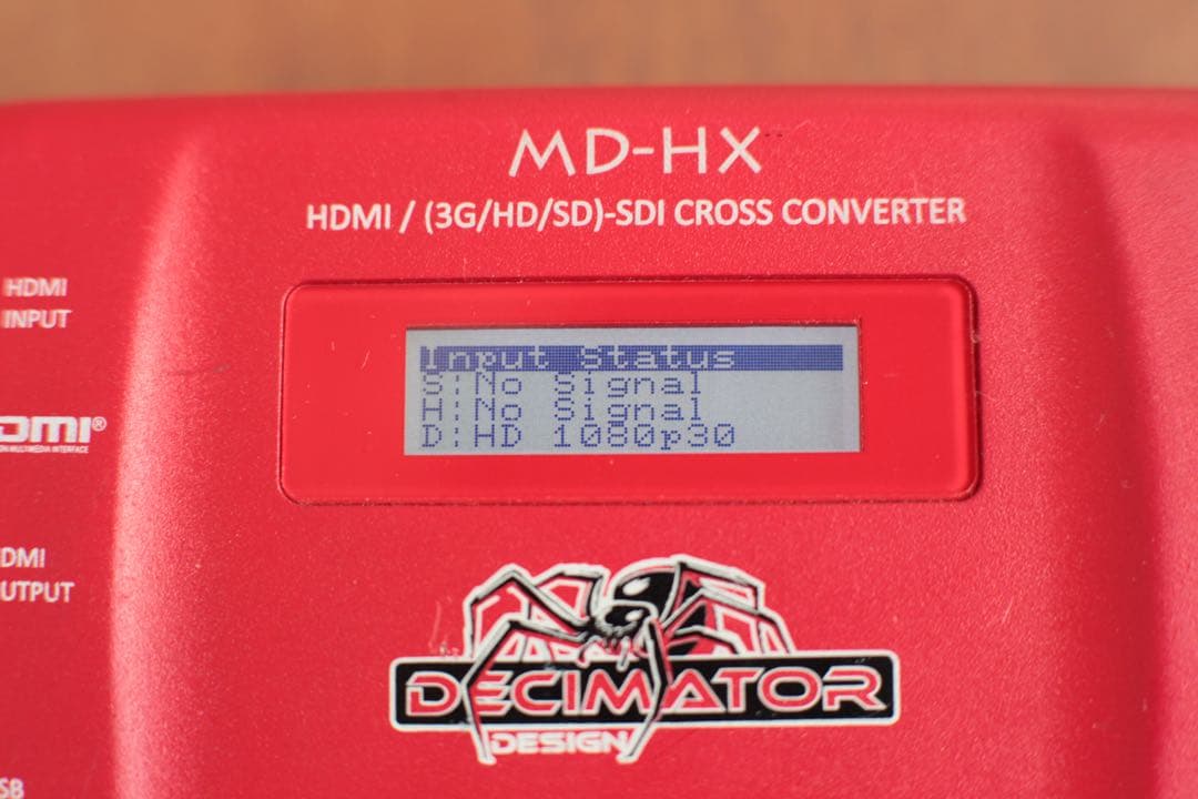 美品・正常動作品_ Decimator MD-HX SDI/HDMIコンバーター