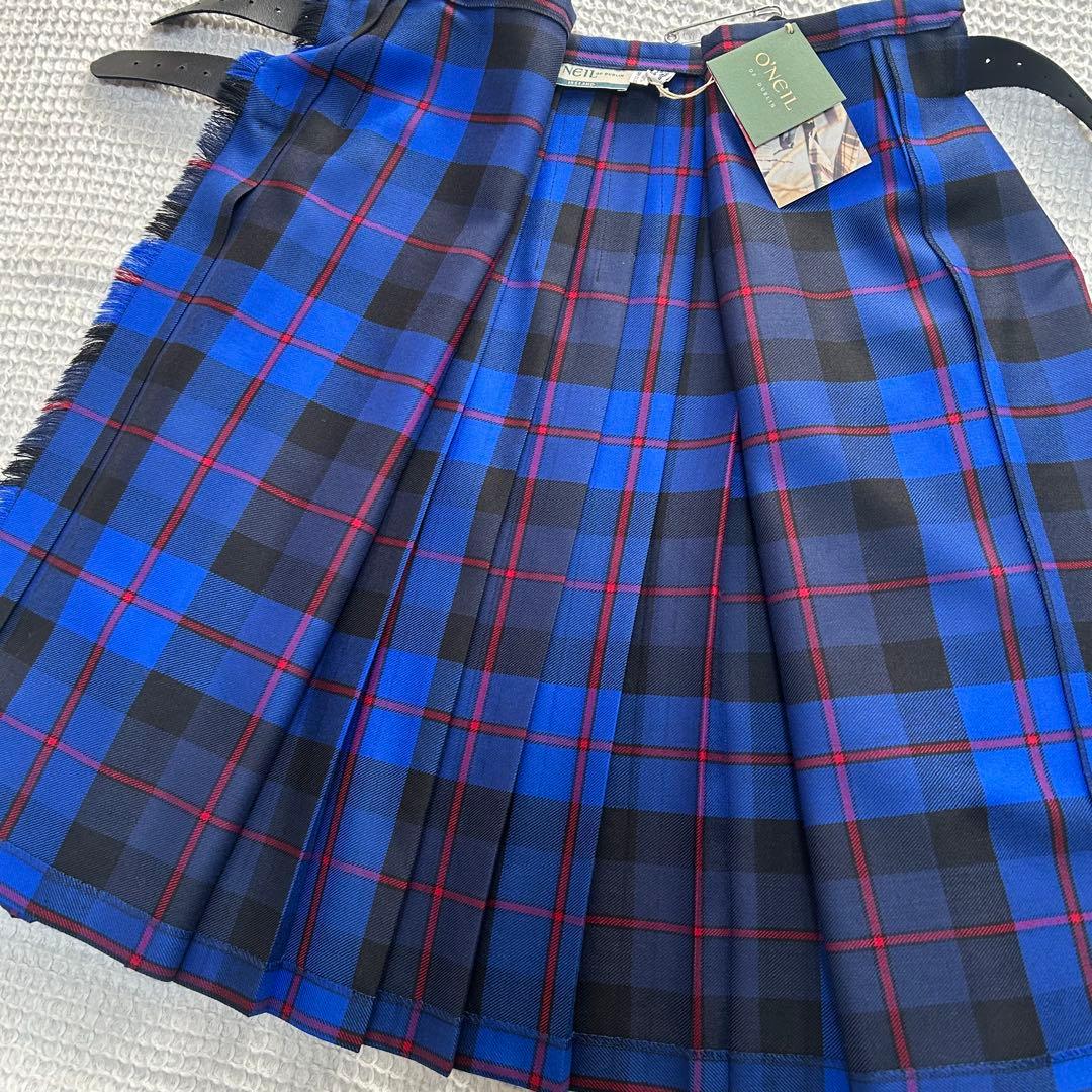 【タグ付き未使用】オニールオブダブリン プリーツ 巻き スカート サイズ10