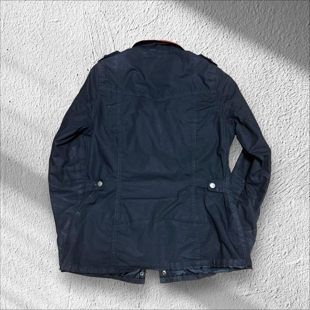 英国製　BARBOUR ユニオンジャック オイルドジャケット ユニセックス希少