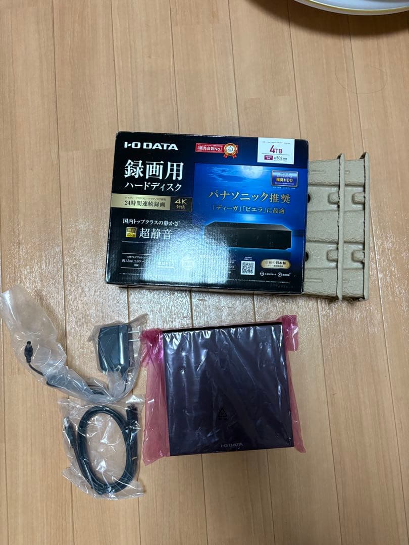 I-O DATA AVHD-ASシリーズ 4TB 外付けハードディスク