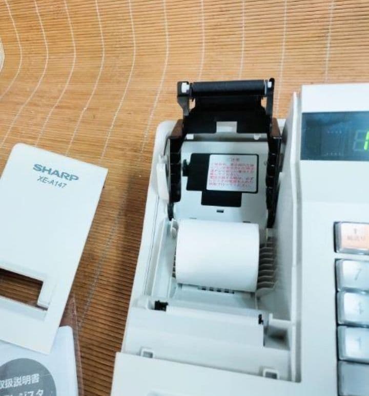 美品シャープレジスター　XE-A147　PC連携　355147