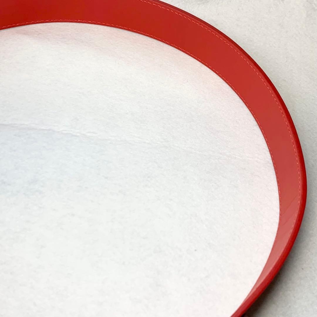 未使用級 18SS SUPREME ベルト レザー 本革 スタッズ レッド