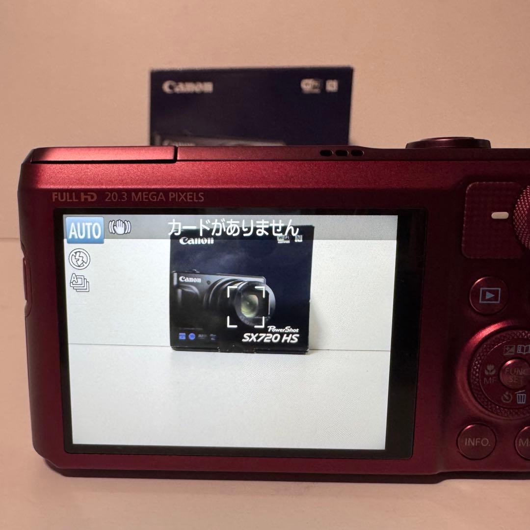 極美品 キヤノン Canon PowerShot SX720 HS レッド