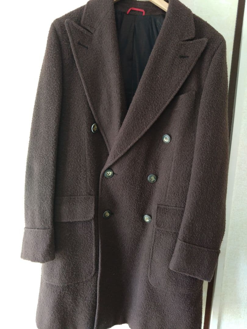 ERAL55カセンティーノダブルブレストチェスターコートイタリア製新品未使用