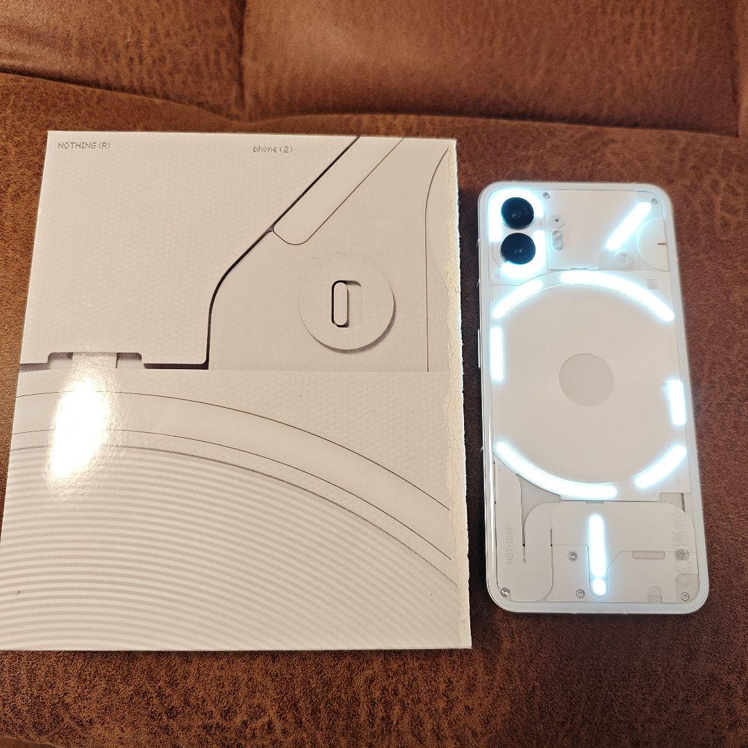 美品　Nothing Phone (2) ホワイト　SIMフリー　一括購入品