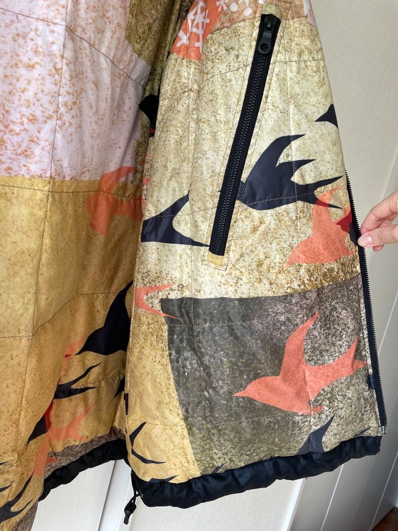 カミシマチナミ リバーシブル 2way ダウンジャケット