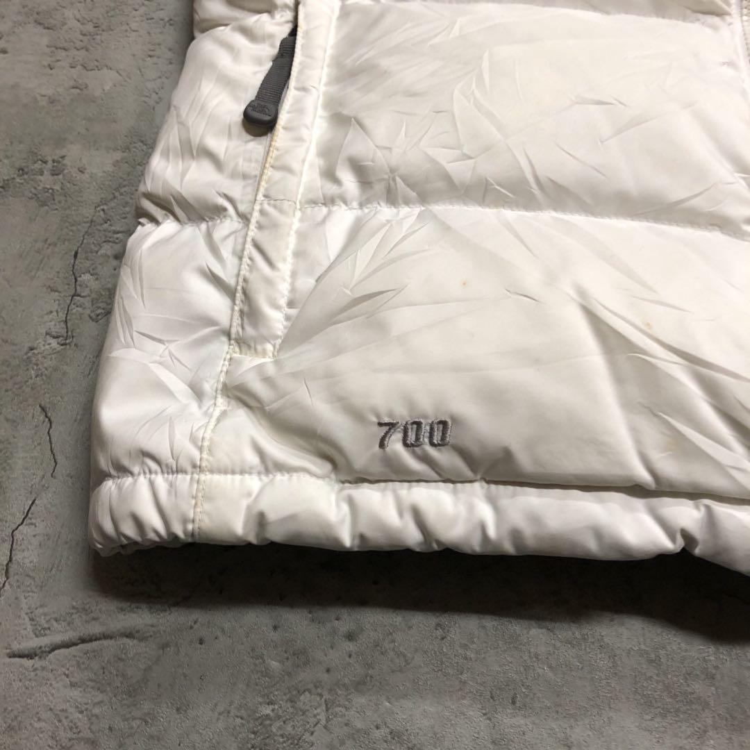 人気カラー　ザノースフェイス　700フィル　ヌプシ　ダウンベスト　レディースM