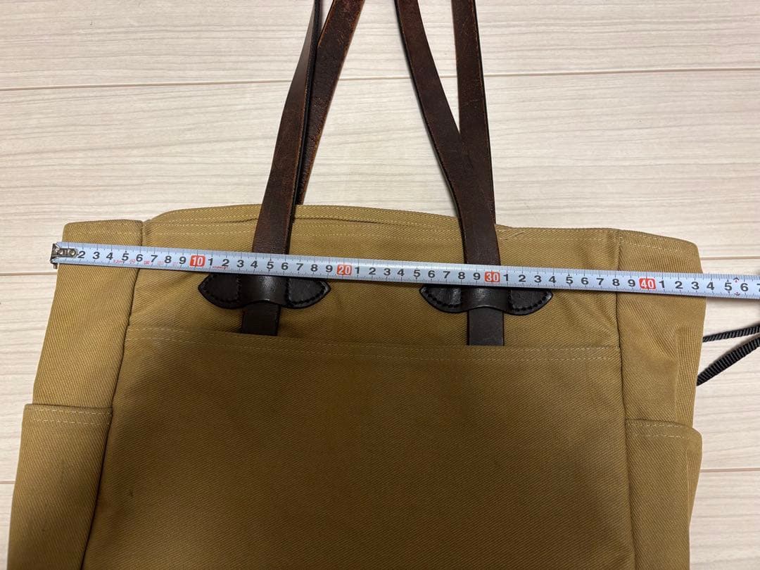 Filson キャンバス トートバッグ ベージュ カーキ