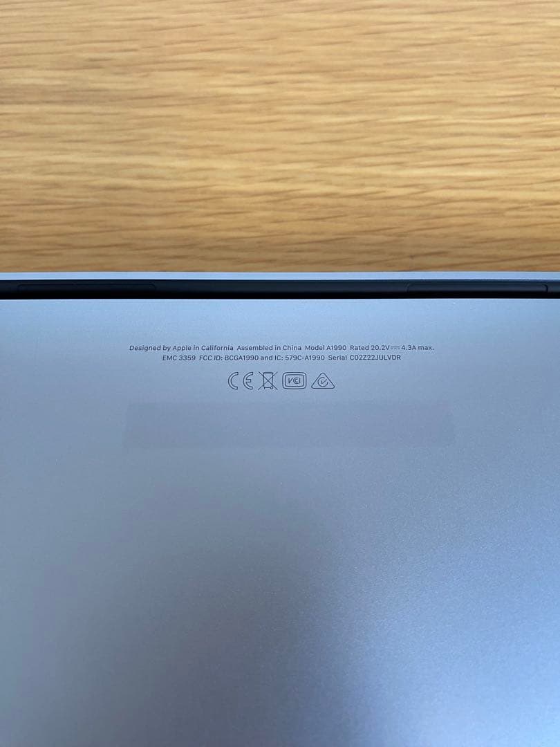 MacBook本体 MacBook Pro 2019 良好状態　上位モデル