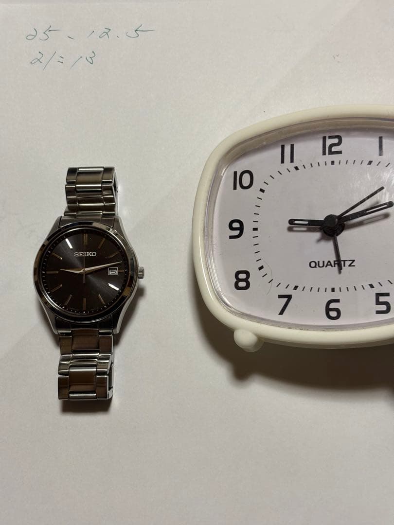 SBPX147ソーラー電池不要文字盤黒　保証期間内綺麗完動