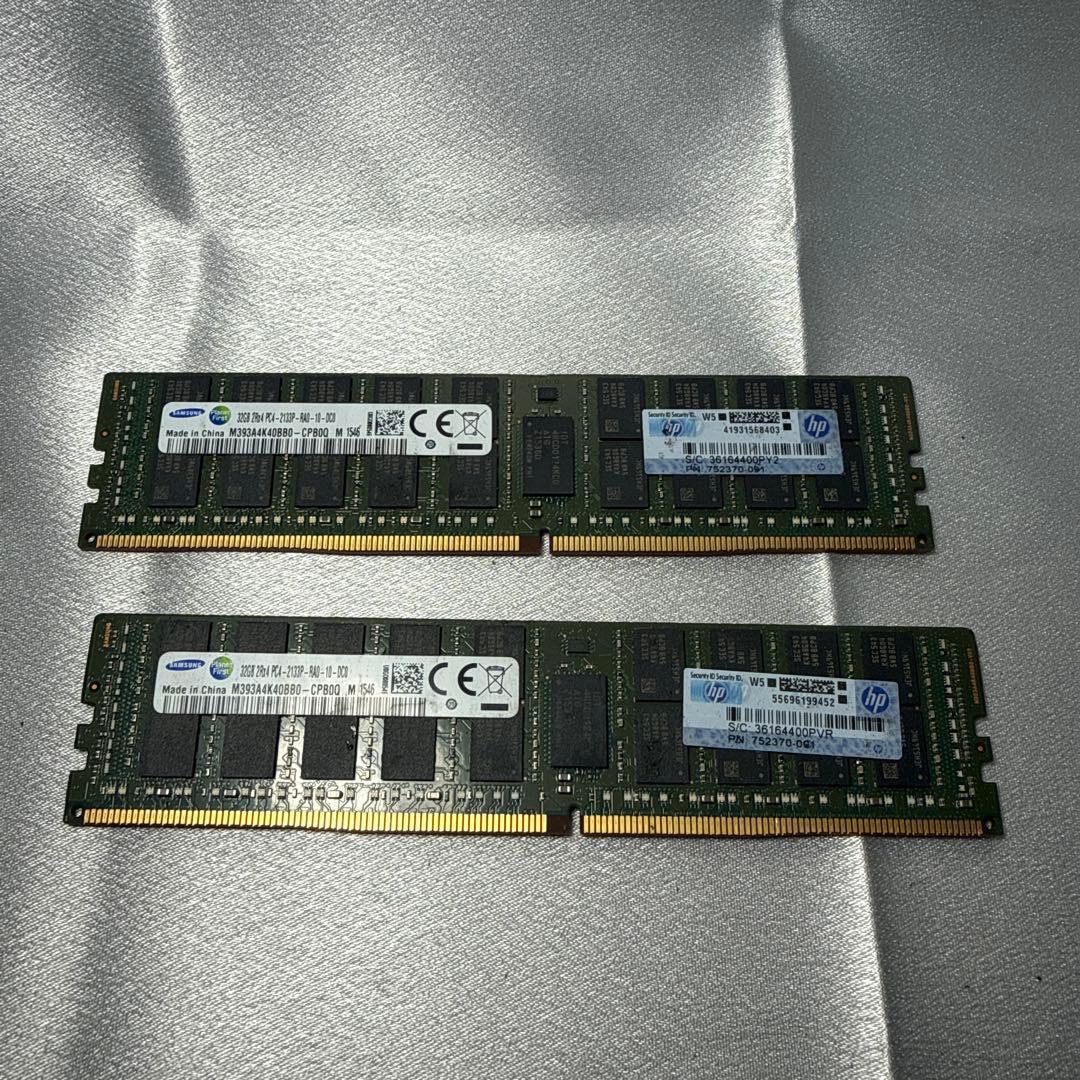 勤*人様 Samsung DDR4 32GB メモリー 2枚セット