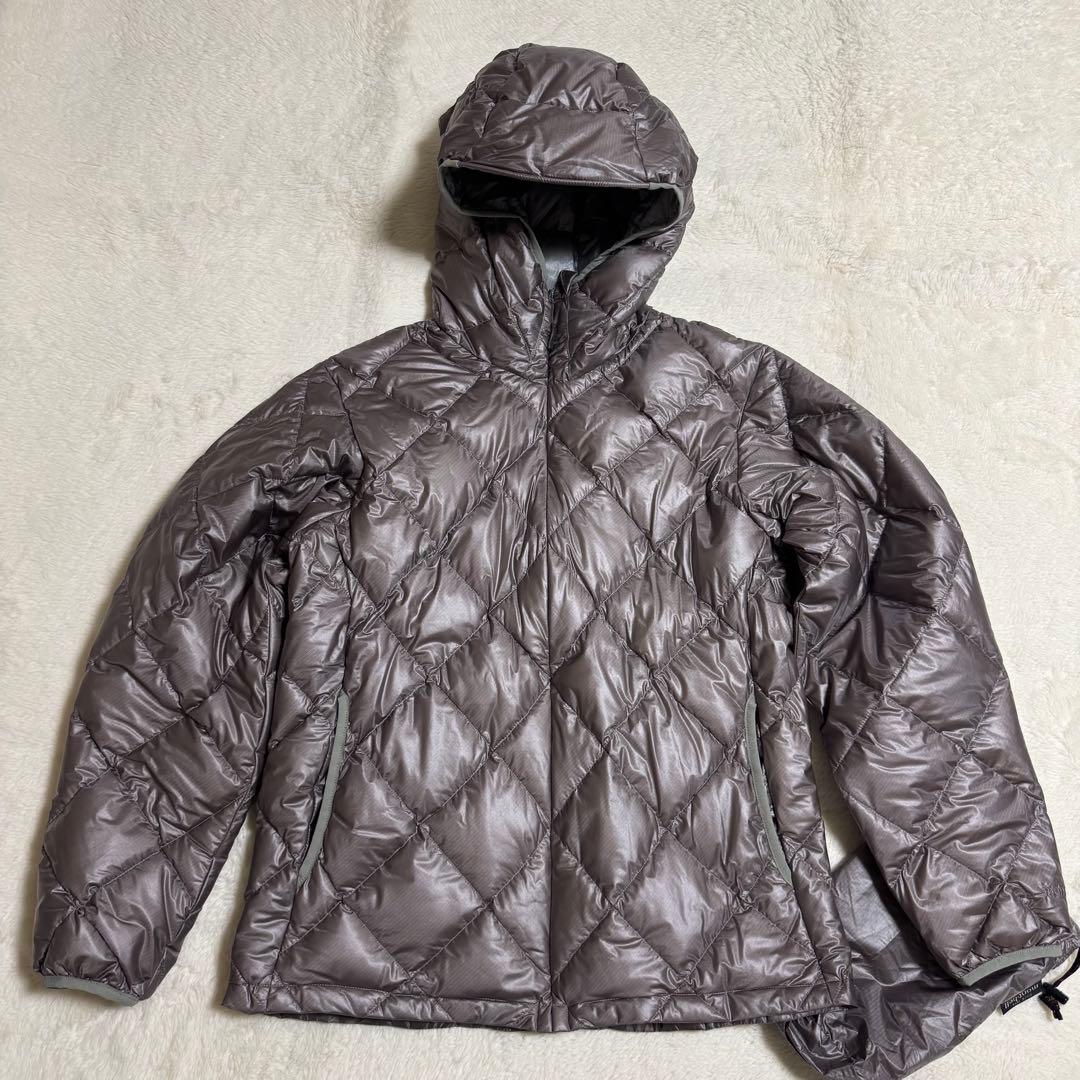 極美品モンベル800FP U.L.ダウンインナーパーカ Mブロンズ　短丈y2k