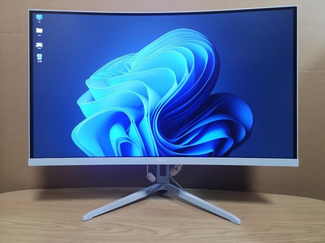 PXC248 Wave 湾曲ゲーミングモニター 23.8型 200Hz 美品
