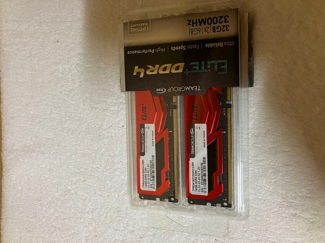メモリー TEAM ELITE ddr4 3200MHz 32GB