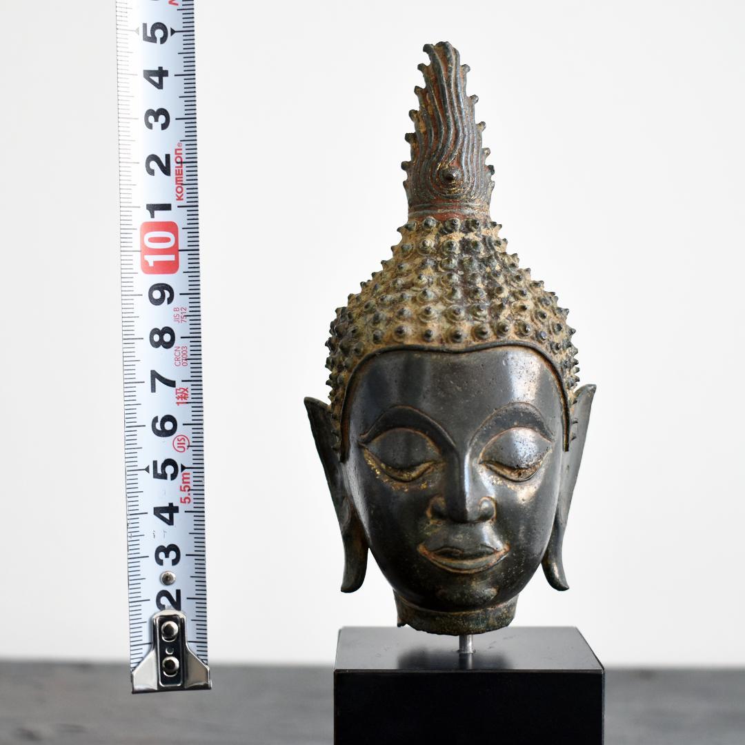 煙水晶さま専用 タイ北部ラーンナー美術チェンセン・ファン青銅仏像頭部