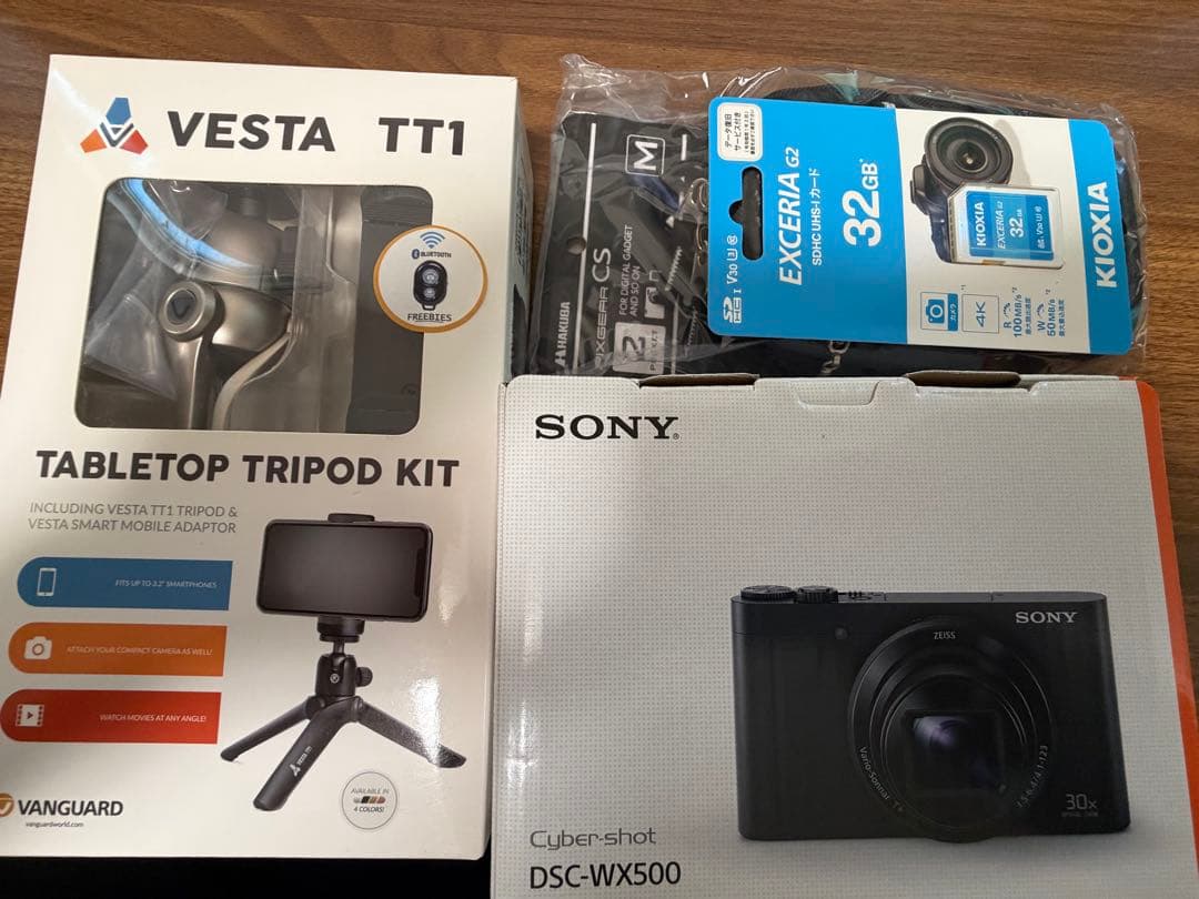 Sony Cyber-shot DSC-WX500 + VESTA TT1三脚