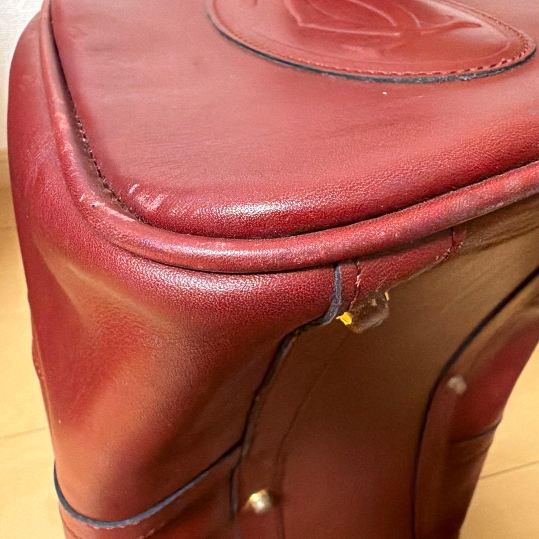 鑑定済✨　カルティエ ボストンバッグ マストライン 肩掛け