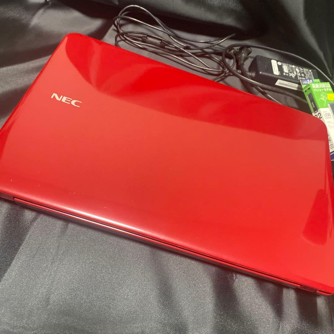 NEC  PC-LS150D  ノートパソコン レッド