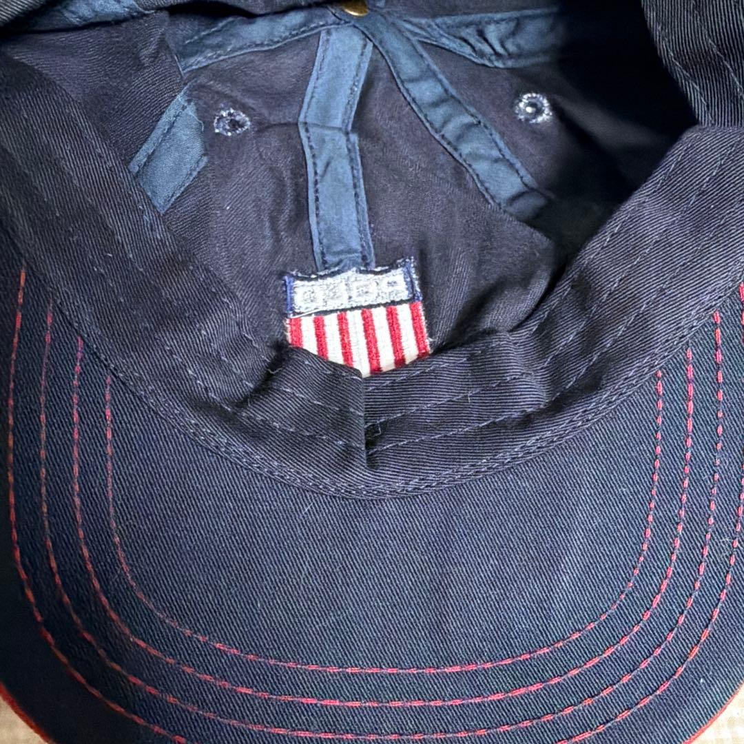 ポロスポーツ　ラルフローレン　ネイビー　帽子