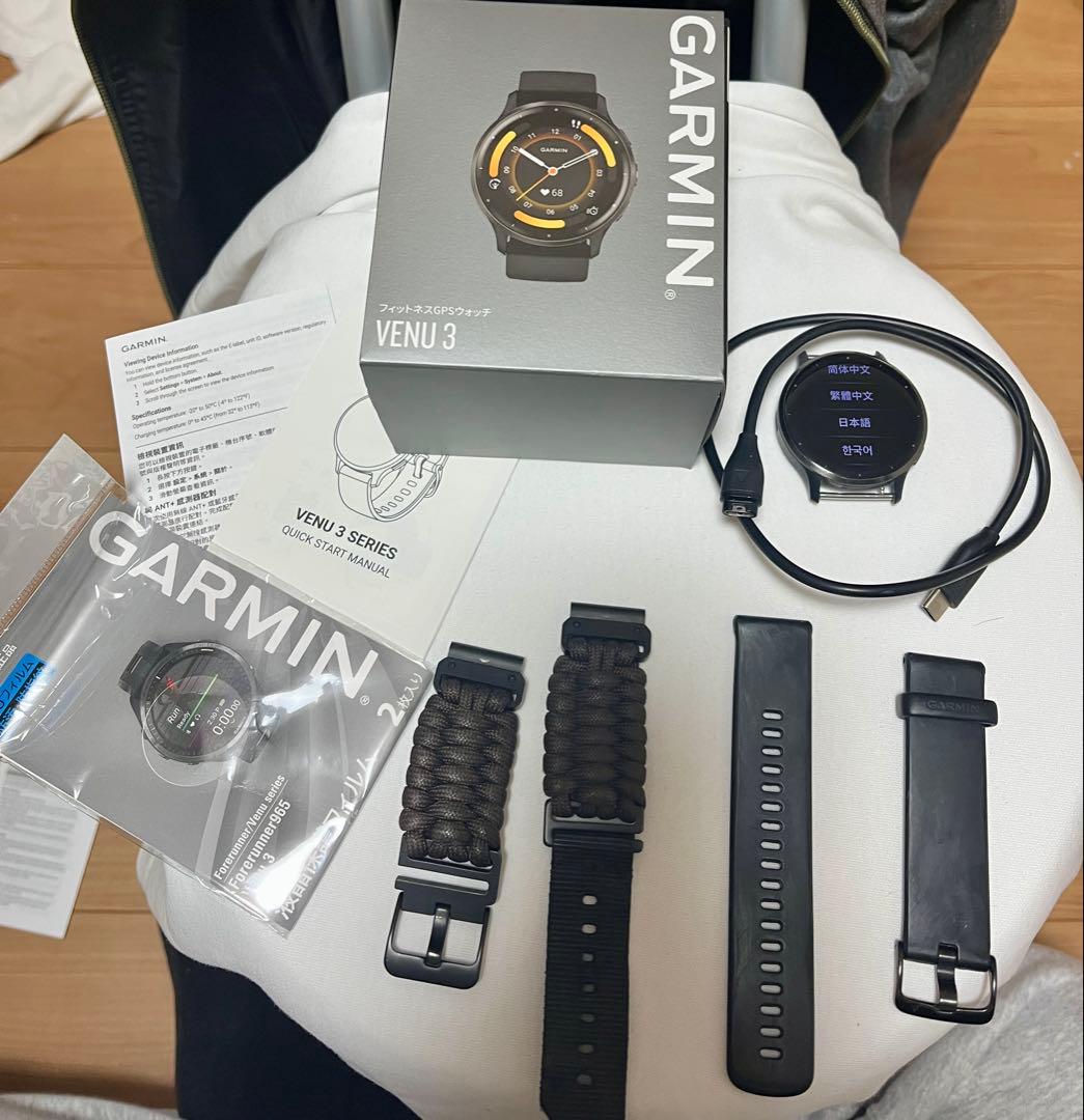 【箱あり】GARMIN Venu3 写真多め【最安値】