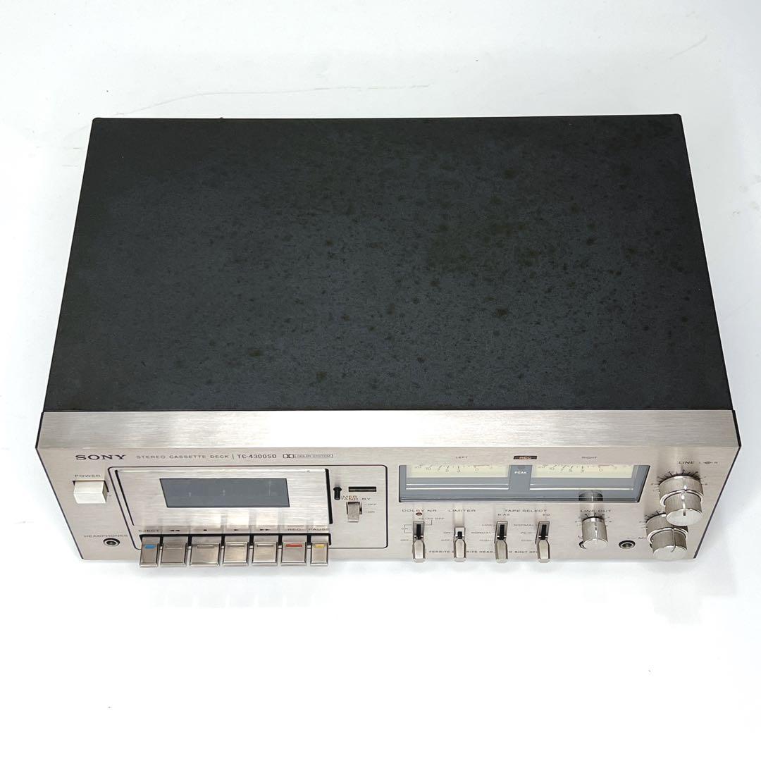 【良品・動作品】 SONY TC-4300SD カセットデッキ