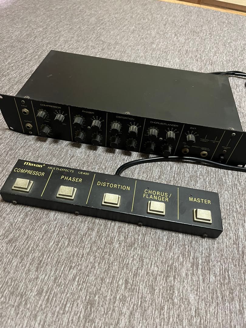 maxon UE400 ギターマルチエフェクター　ヴィンテージ品