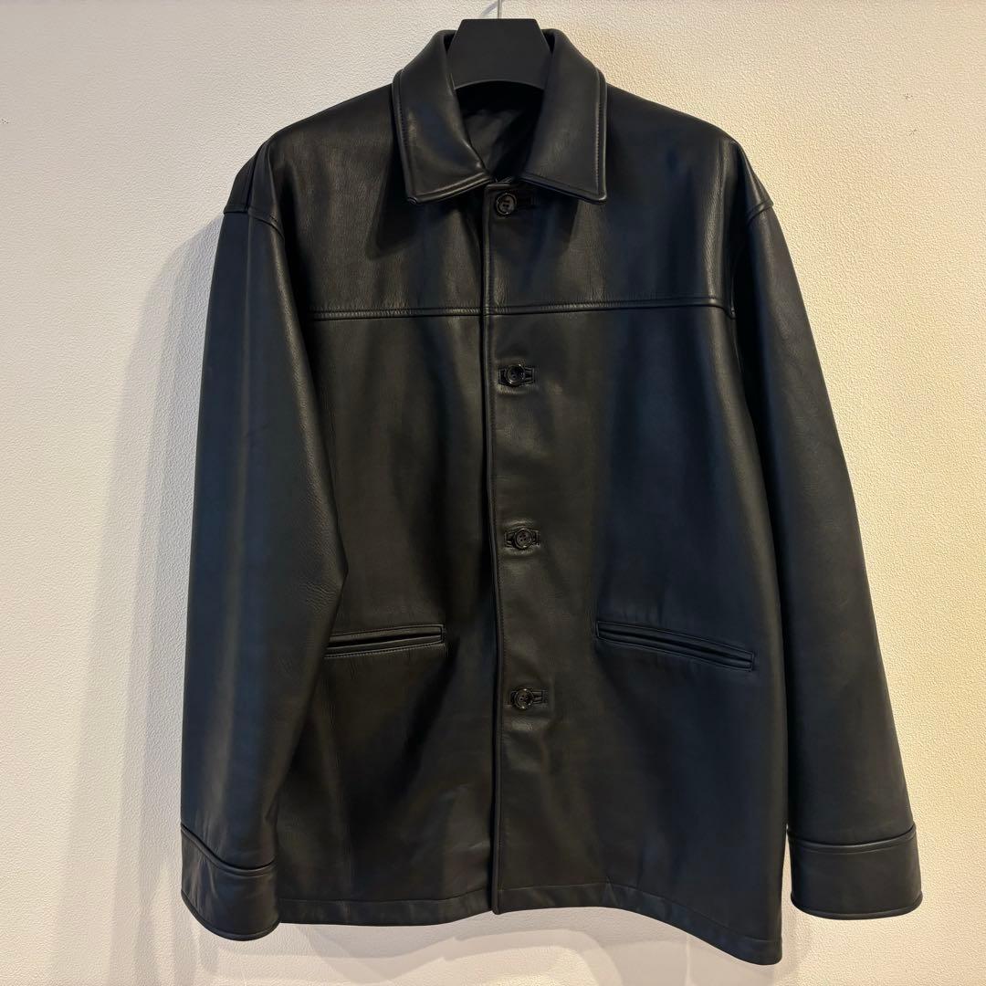 ジャケット・アウター OVY Waterproof Calf Leather Car Coat M