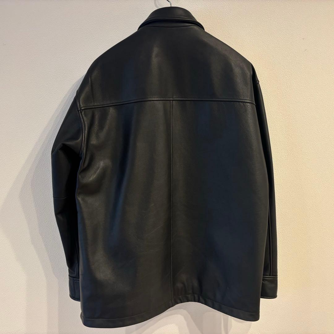 ジャケット・アウター OVY Waterproof Calf Leather Car Coat M