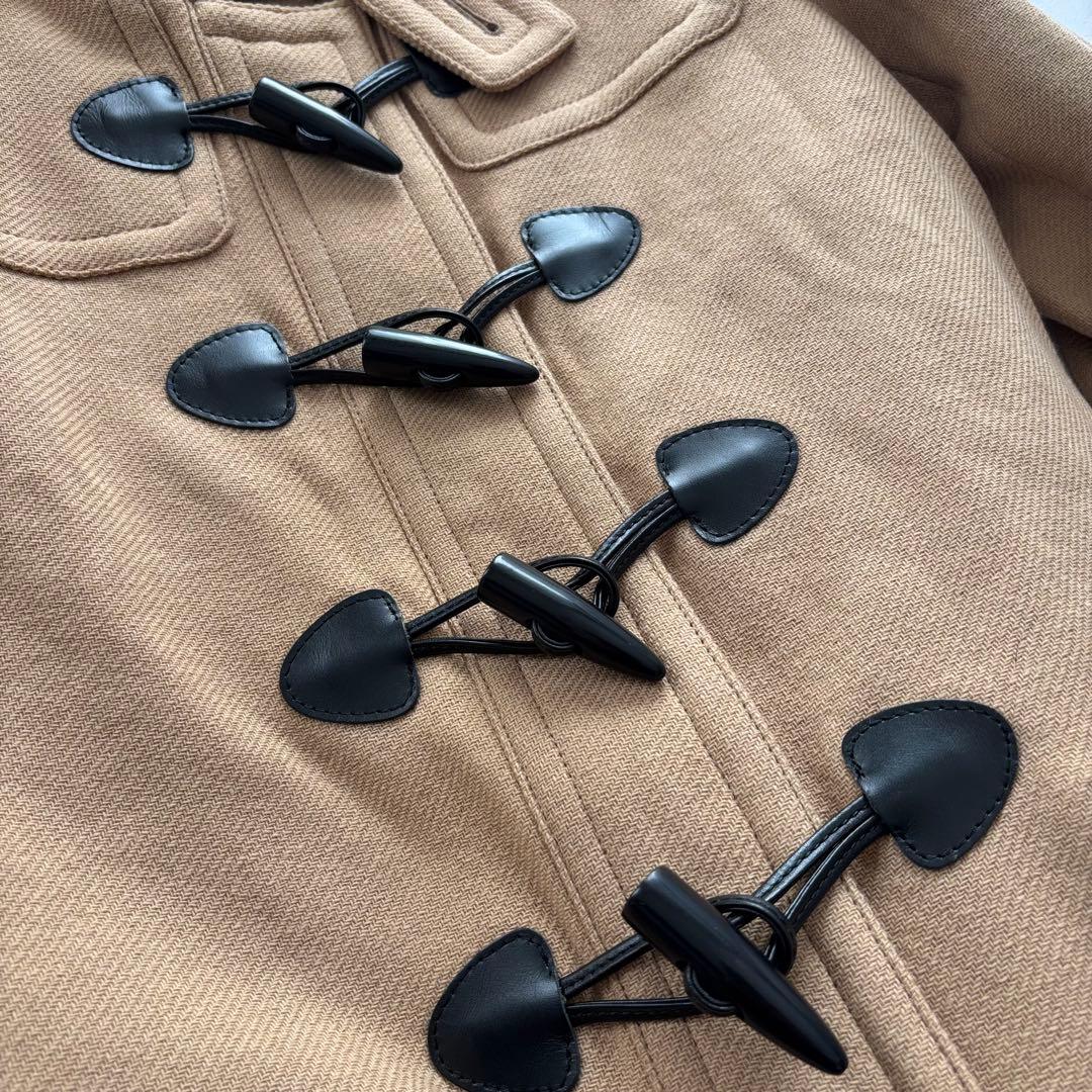 02438C 未使用品　バーバリーロンドン　ダッフルコート　ウール　ノバチェック