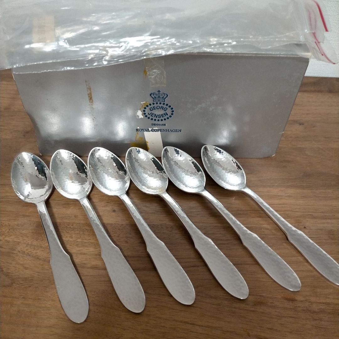 ジョージジェンセン スプーン 5本 カラトリー E.P.N.S刻印