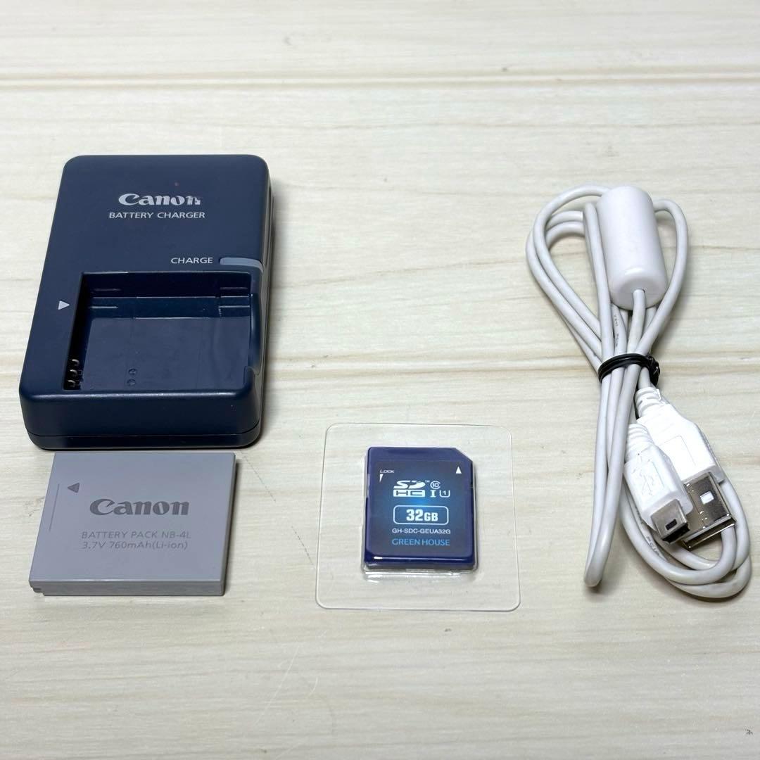 Canon IXY DIGITAL 20 IS デジカメ キャノン SDカード付