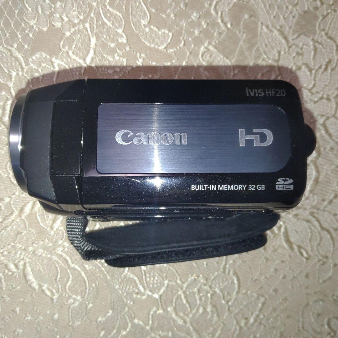 完動極美品 キヤノン iVIS HF20 フルハイビジョンデジタルビデオカメラ