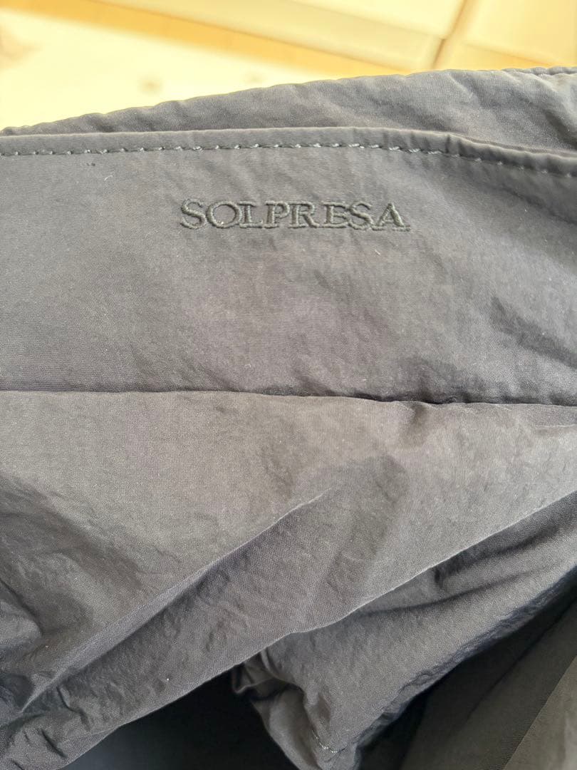 お取引中　SOLPRESA ブラック キルティング マザーズバッグ