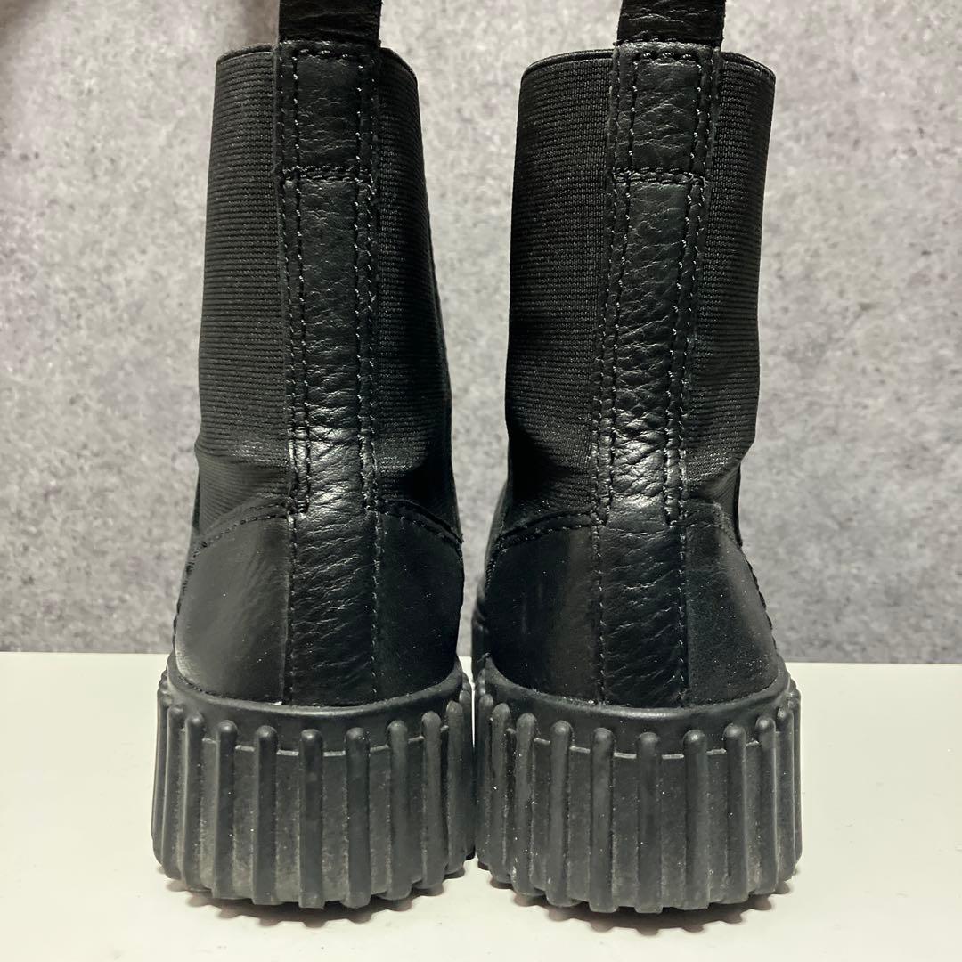 クラークス　トーヒルメープル　サイドゴアブーツ　ブラック　23.0