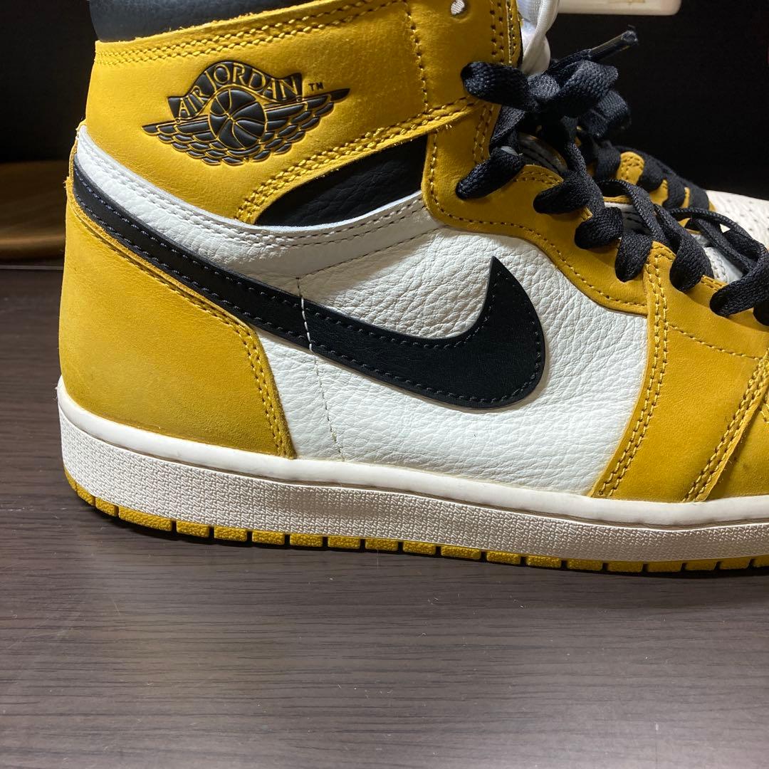 Nike Air Jordan 1 イエローオークル　27.5cm 箱付き