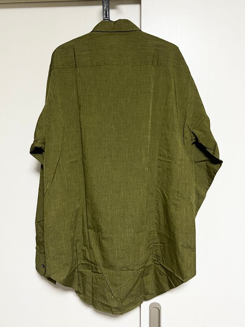 未使用品 Yohji Yamamoto A.A.R L ドレスシャツ カーキ