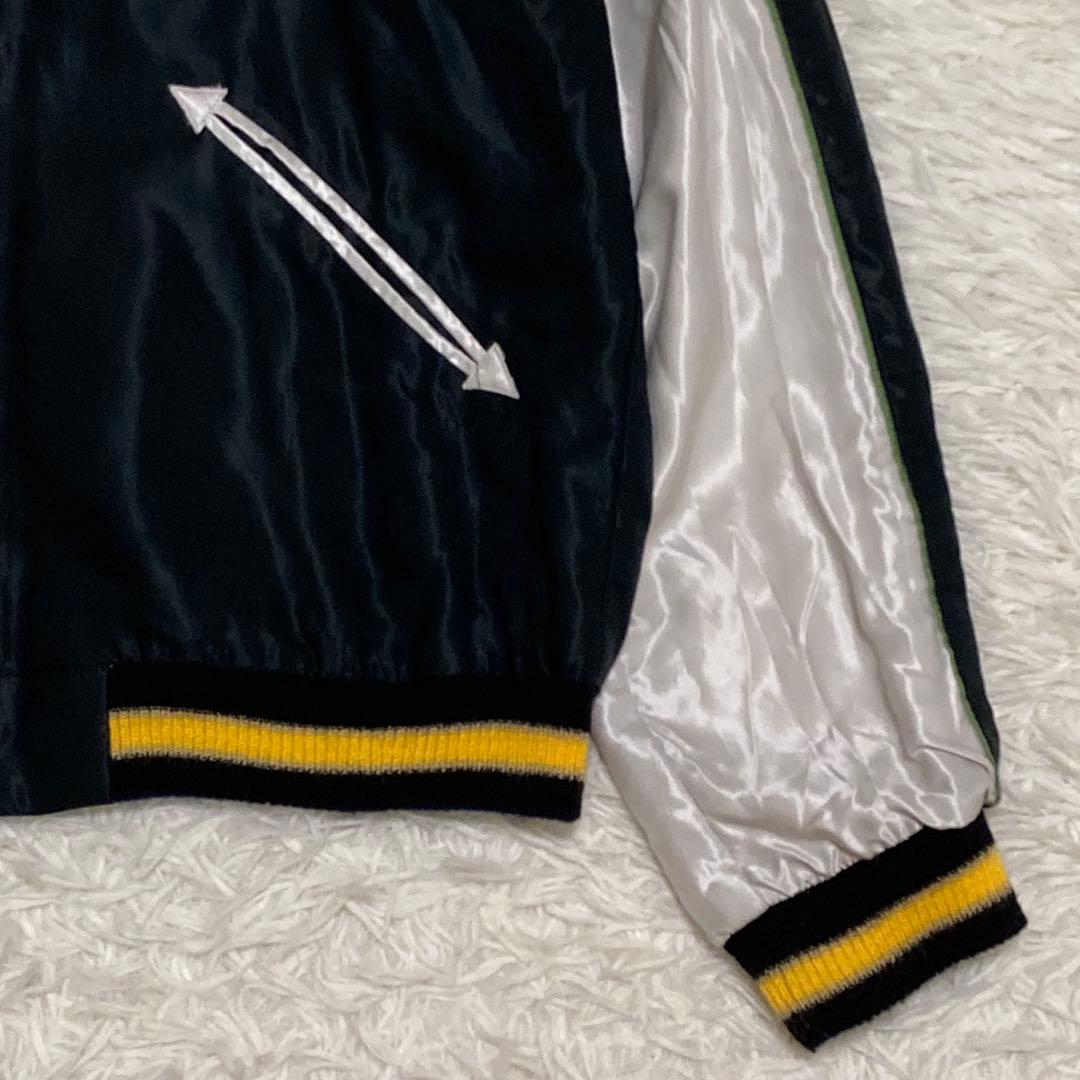 【美品】テーラー東洋 スカジャン リバーシブル 鷹 和柄 TT13608 M