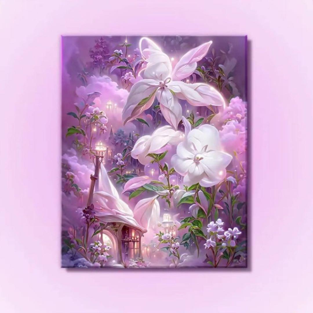 ファンタジー花のデジタルアート