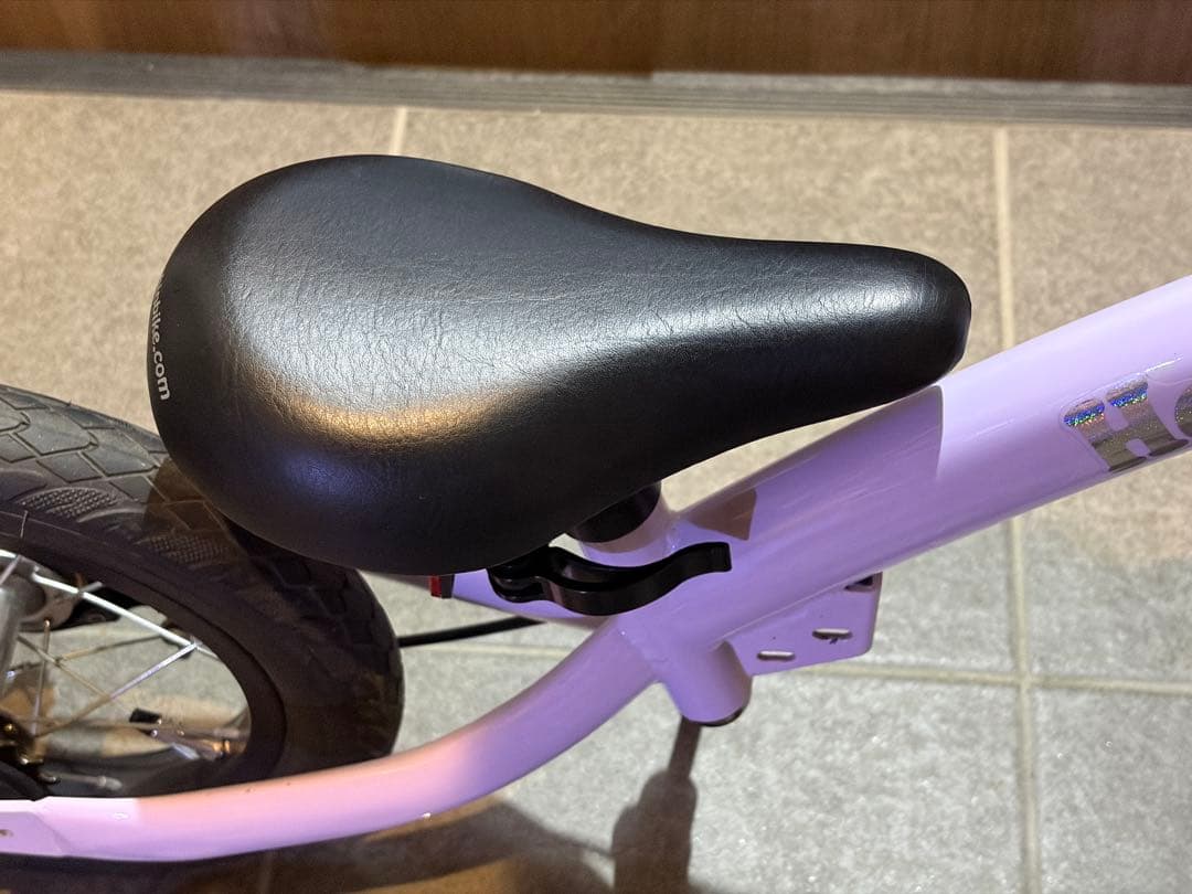 【美品】へんしんバイク2 パープル　幼児用自転車（ストライダー）