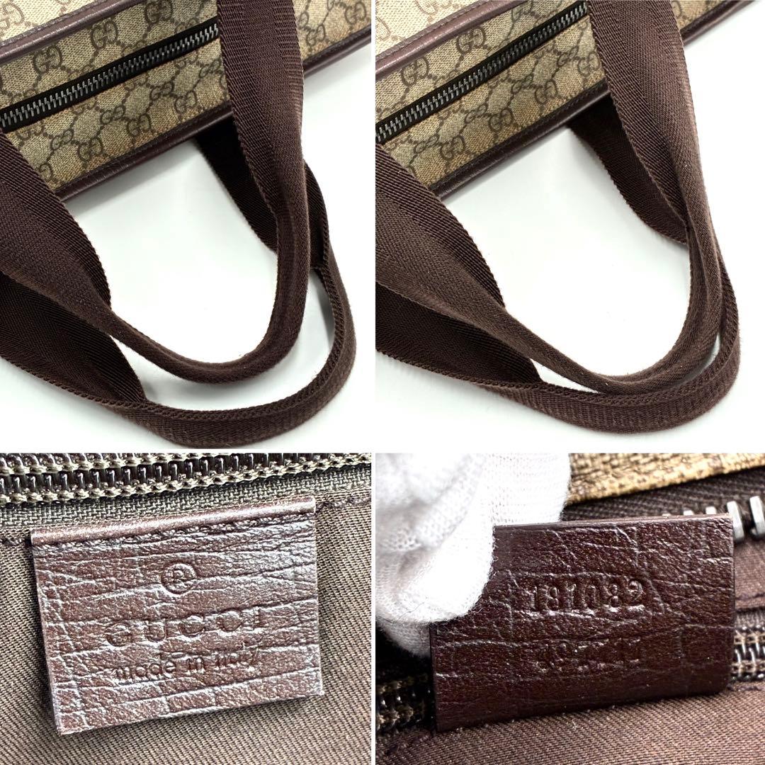 激レア・美品 グッチ 2way トートバッグ GG スプリーム ロゴ メンズ